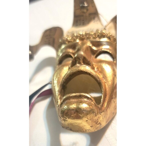 Wayne KLESKI Katherine's Collection Jester Theater Mask MARDI GRAS Bacchanalia - Picture 6 of 16